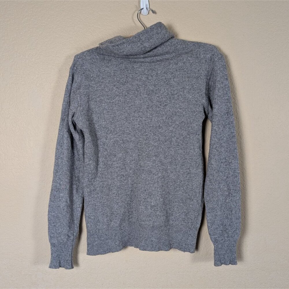 LOREAK MENDIAN Wool Sweatshirt Men's S Shawl Neck Kangaroo Pocket Winter Hiking - Picture 4 of 9